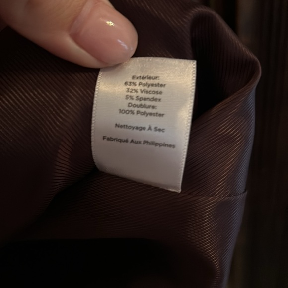 Talbots Maroon Winter Jacket Size 16 See Description - Picture 5 of 7